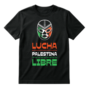 Playera Lucha Palestina Libre | Negra
