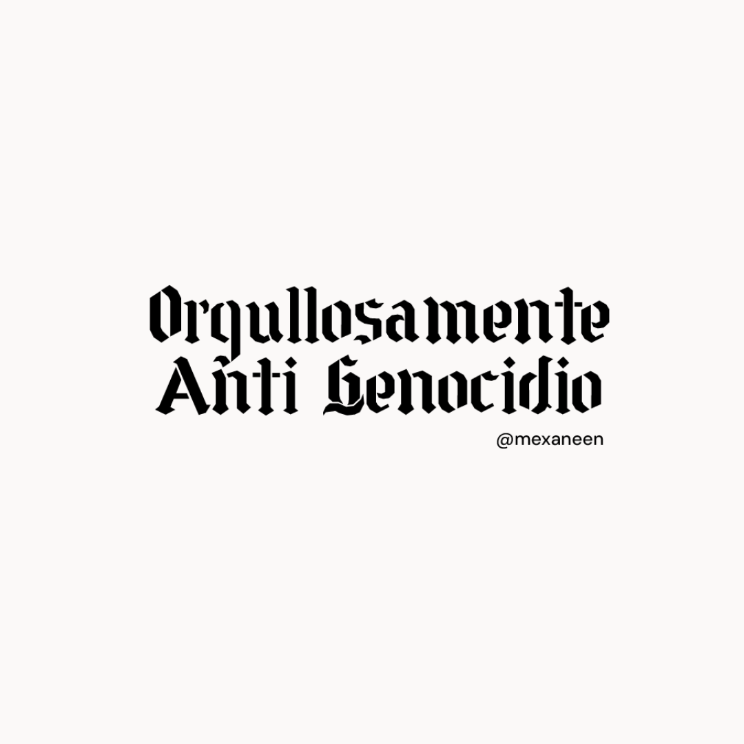 Orgullosamente Anti Genocidio | Sticker - Image 2