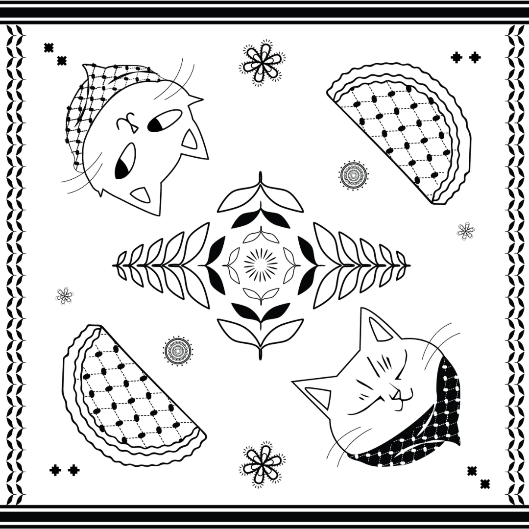 Paliacate Todos los Gatis | Bandana - Image 4