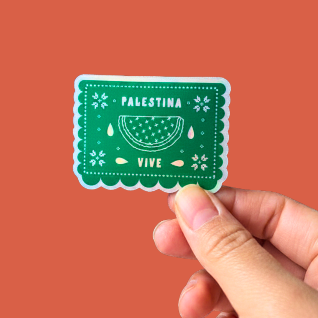 Papel Picado Verde | Sticker