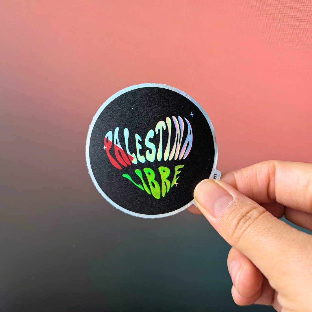 Palestina Libre Coraz贸n | Sticker - Image 2
