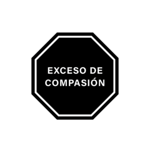 Sticker Exceso de Compasión