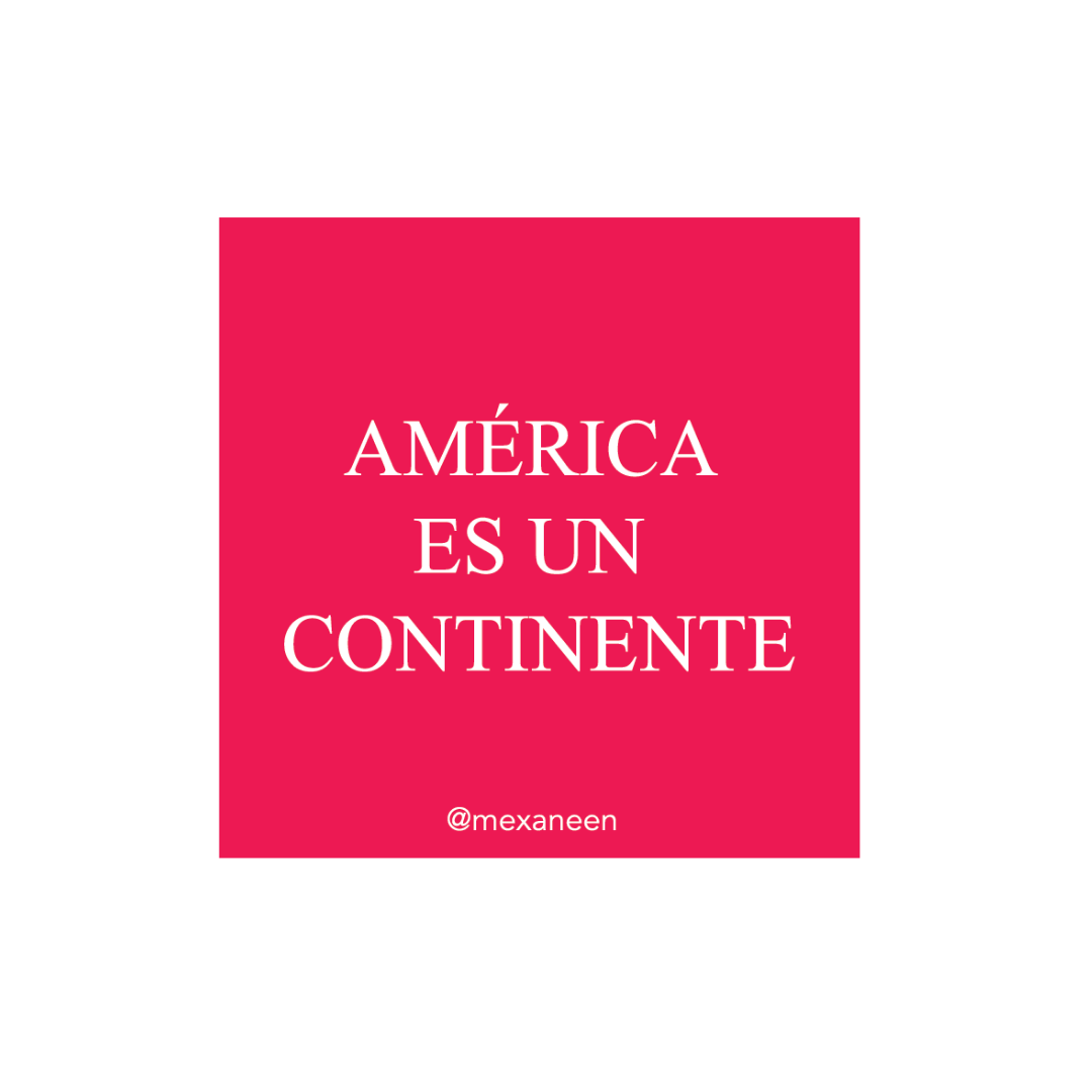 Sticker América es un continente