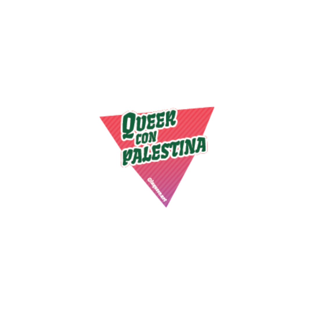 Queer con Palestina (Triángulo) | Sticker