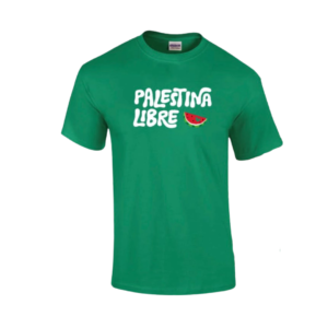 Playera Verde Palestina Libre Sandía