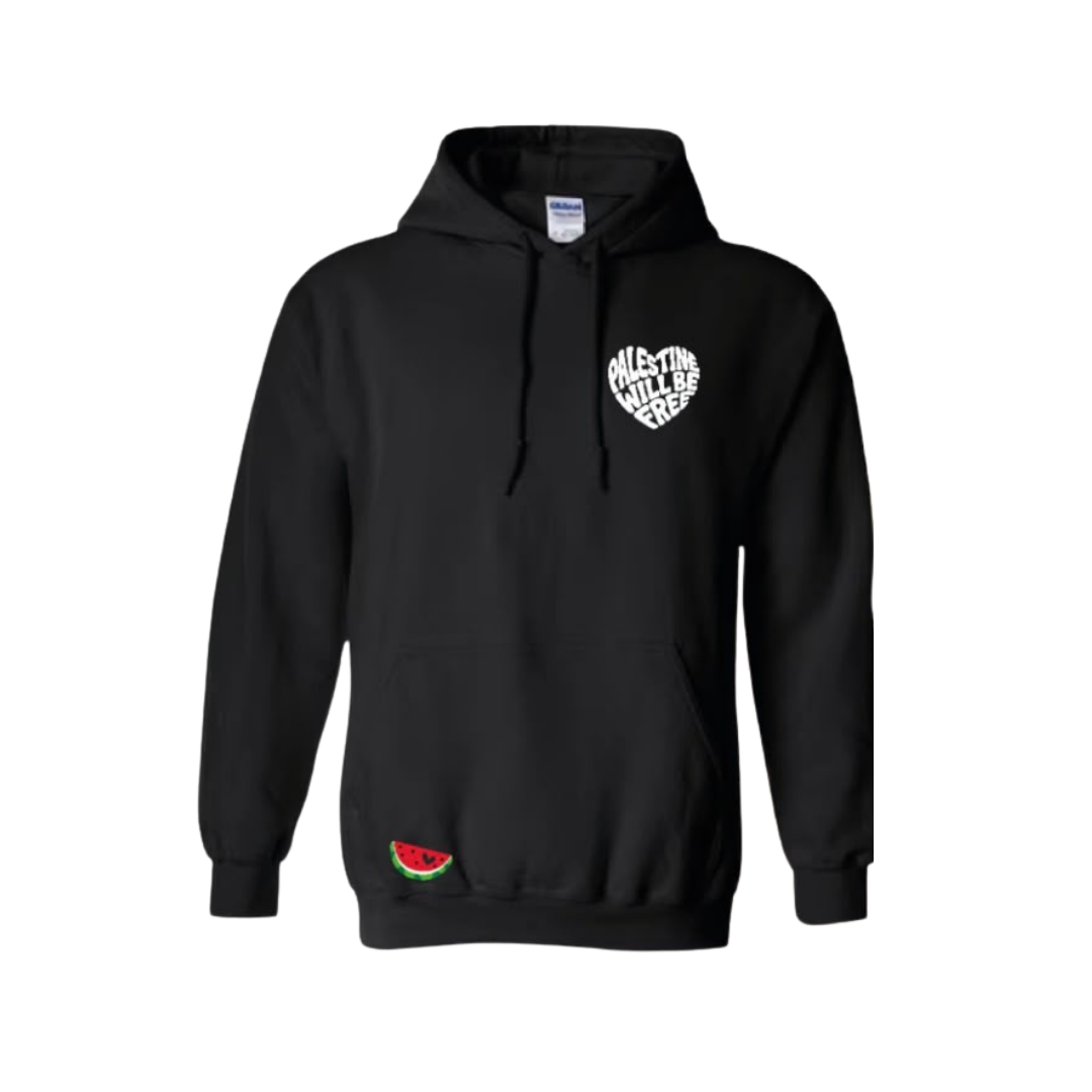 Sudadera Palestine Will Be Free Corazón - Imagen 3